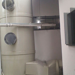 Lavador de gases industriais