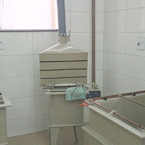 Sistema de exaustão e lavagem de gases